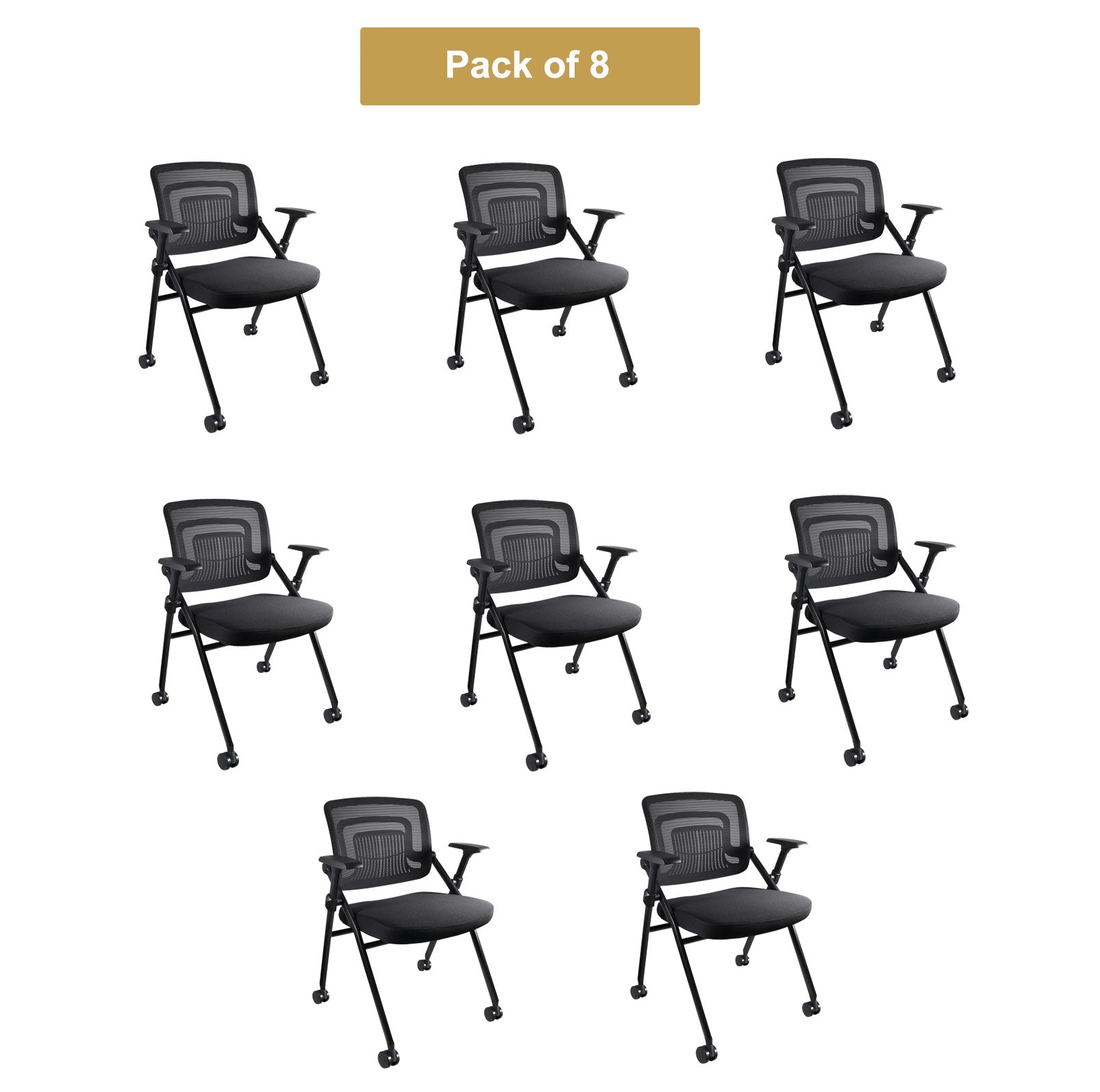 Gutshot Folding Poker Chairs With Wheels