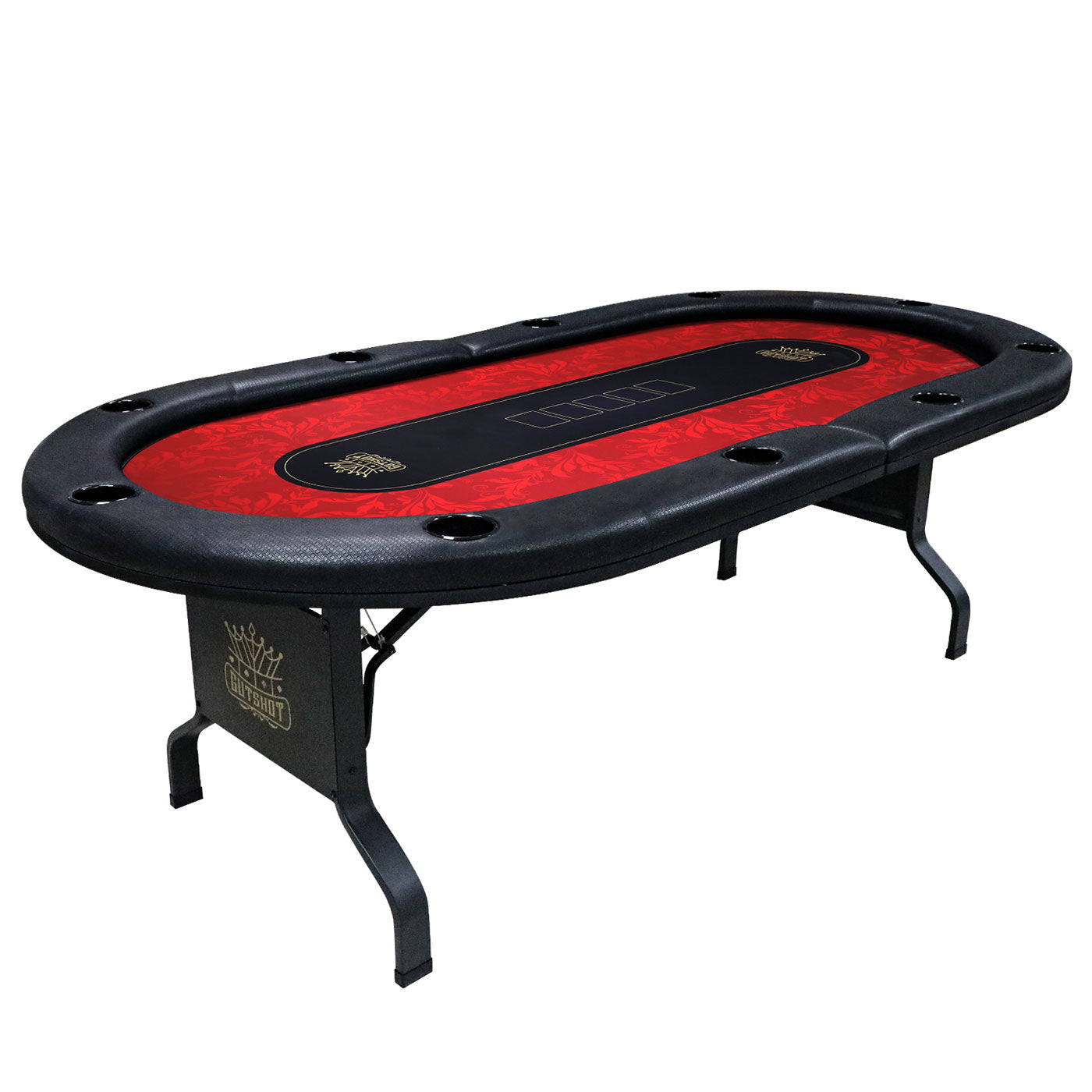 10 Player Folding Poker Table With Foldable Legs