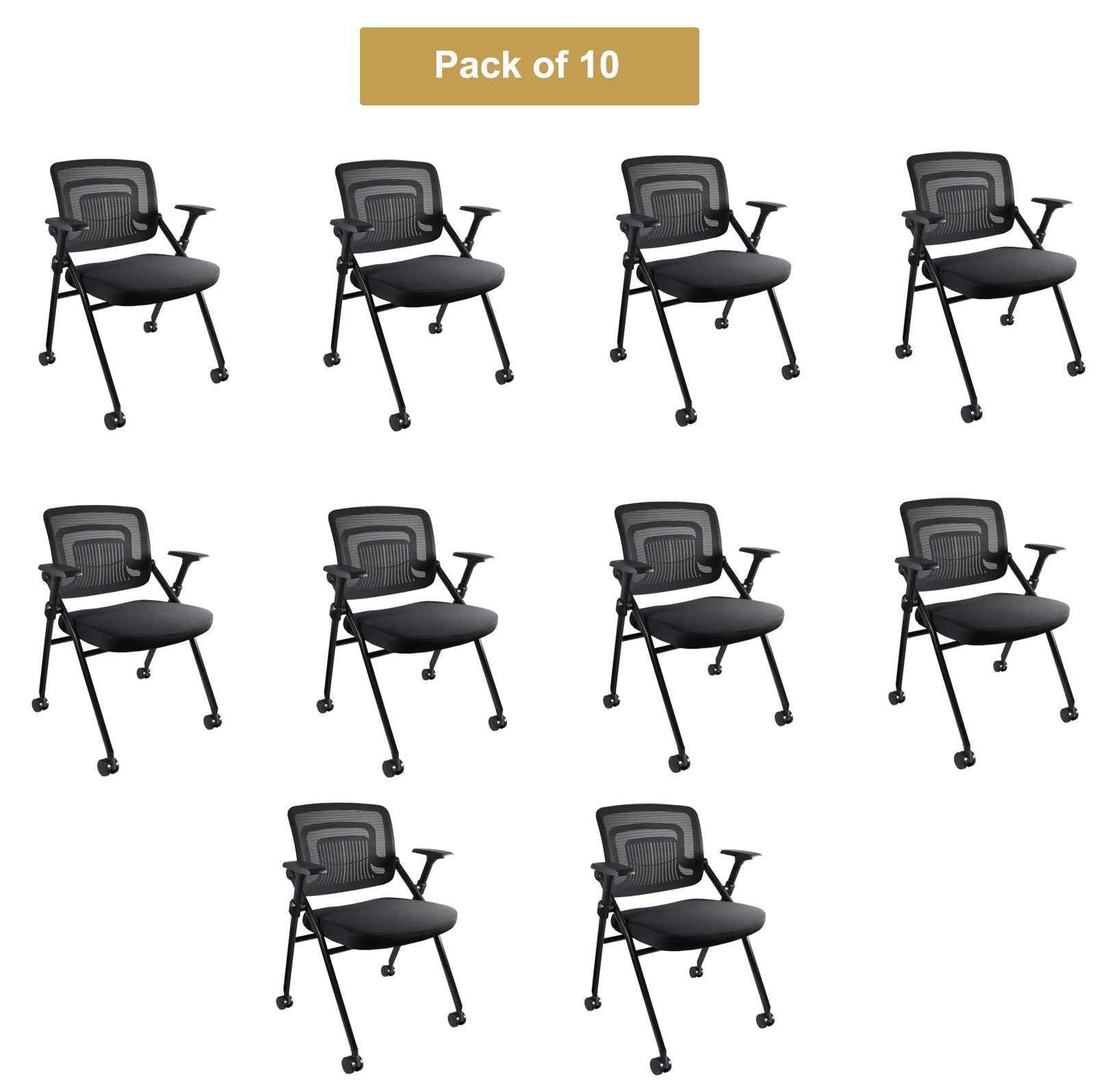 Gutshot Folding Poker Chairs With Wheels