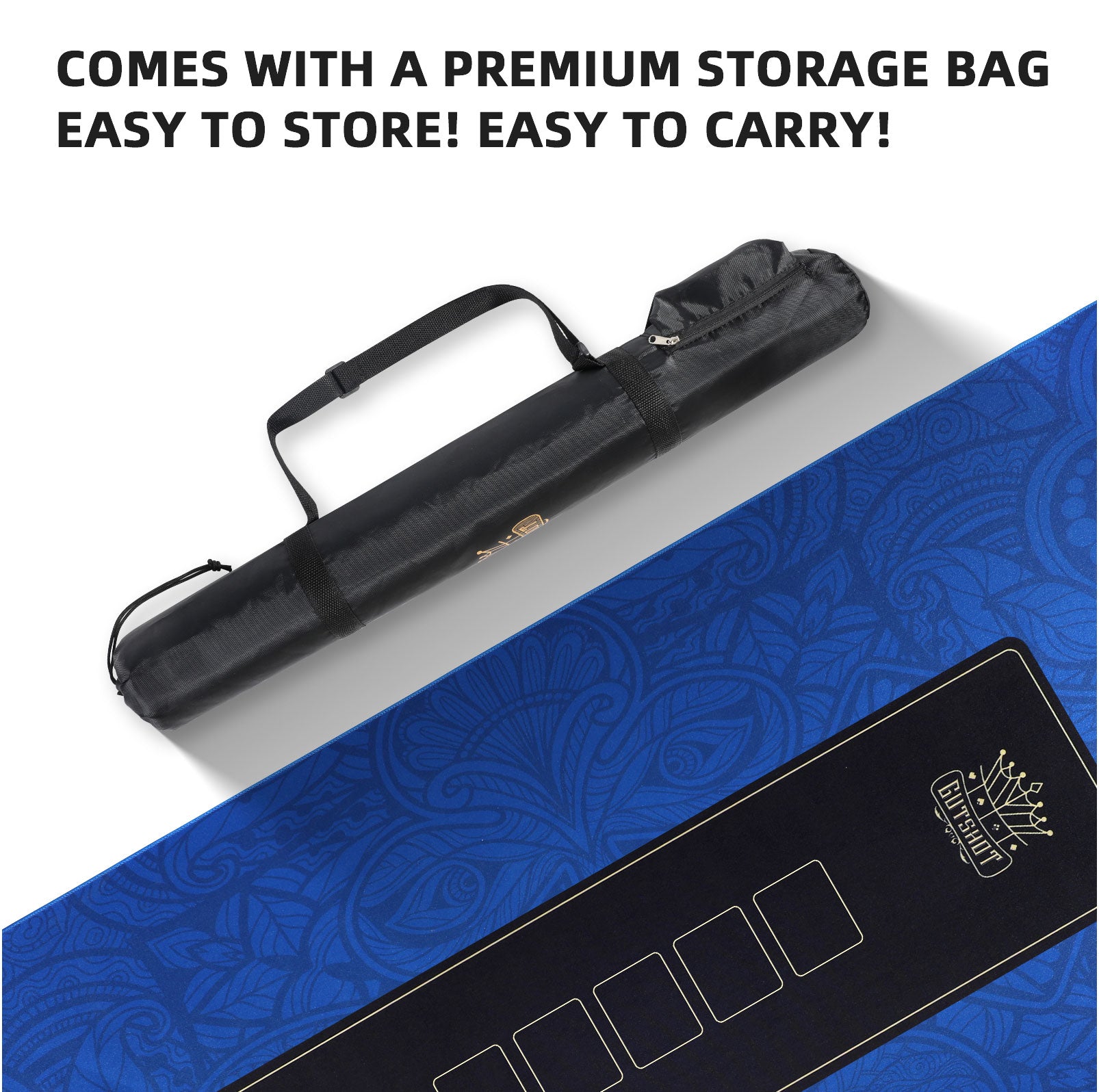 Gutshot Waterproof High-Speed Poker Mat For Home Games – Gutshot Gaming