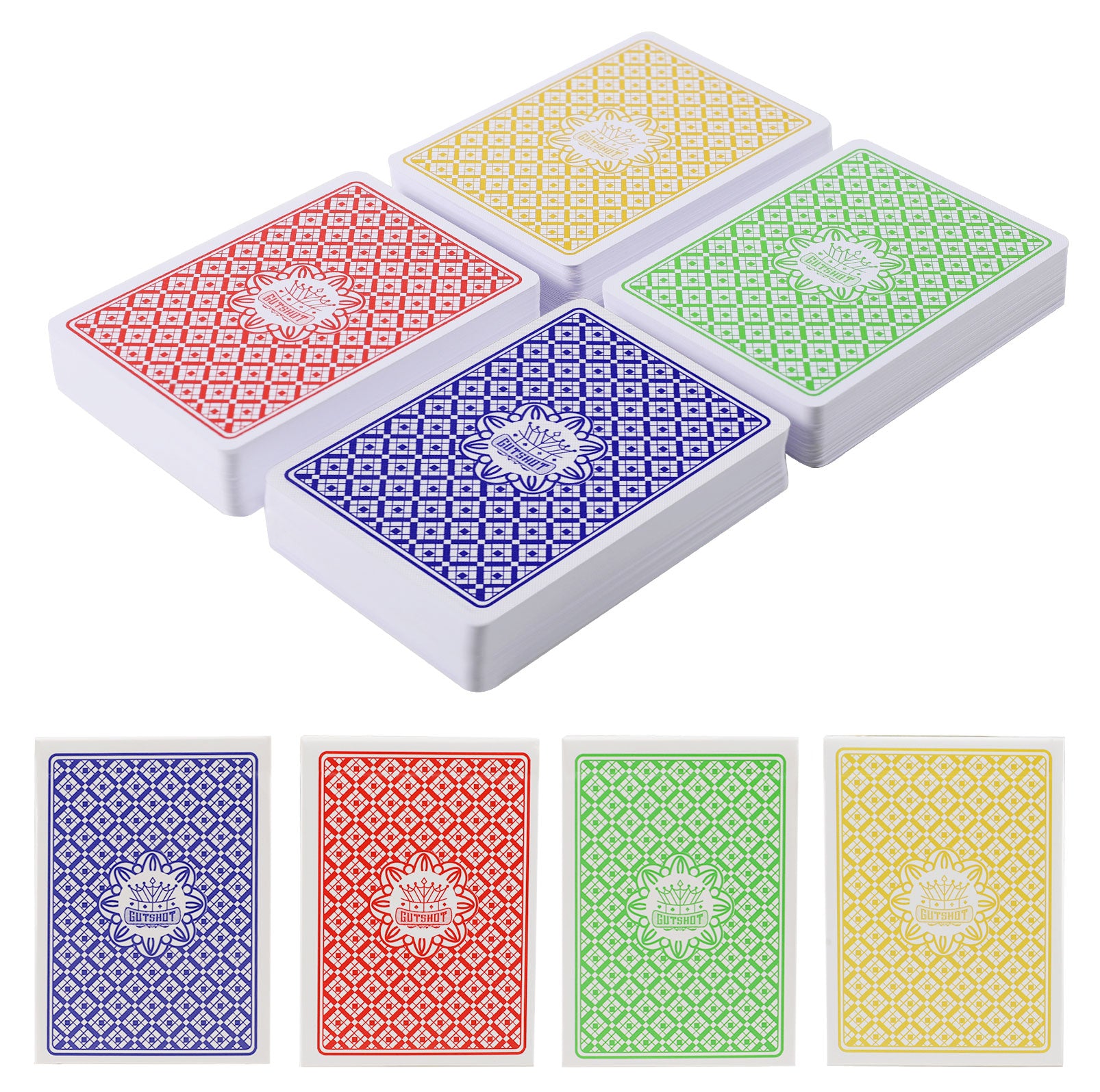 Gutshot Premium Plastic Playing Cards (Jumbo Index)