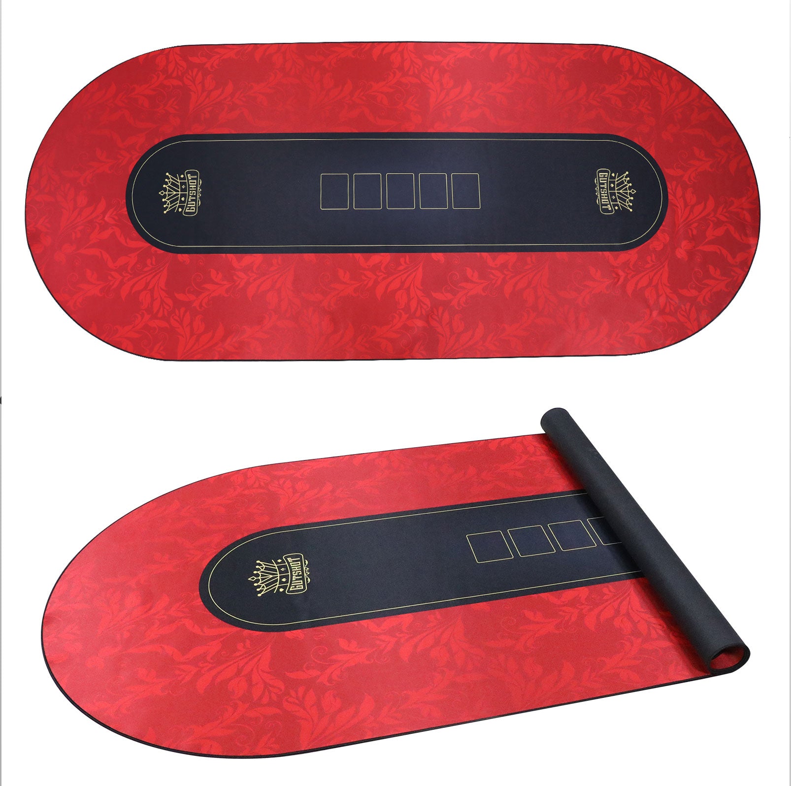 10 Player Folding Poker Table With Foldable Legs